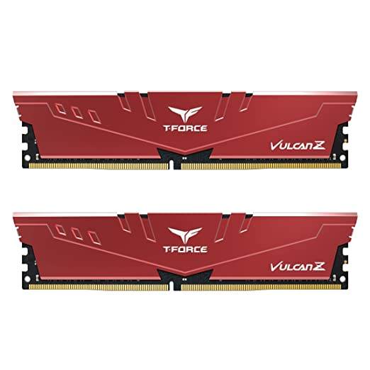 TeamGroup T-Force Vulcan Z 8GB (8GBx2) DDR4 3200MHz Red